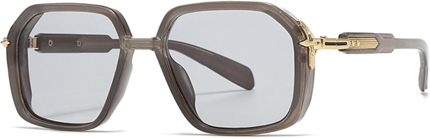 Мужские солнцезащитные очки в стиле ретро с защитой от УФ-излучения UV400, женские солнцезащитные очки с заклепками и градиентным переходом цвета TVTBBVV, Gray Light Gray
Мужские солнцезащитные очки в стиле ретро с защитой от УФ-излучения UV400, женские солнцезащитные очки с заклепками и градиентным переходом цвета TVTBBVV, Gray Light Gray