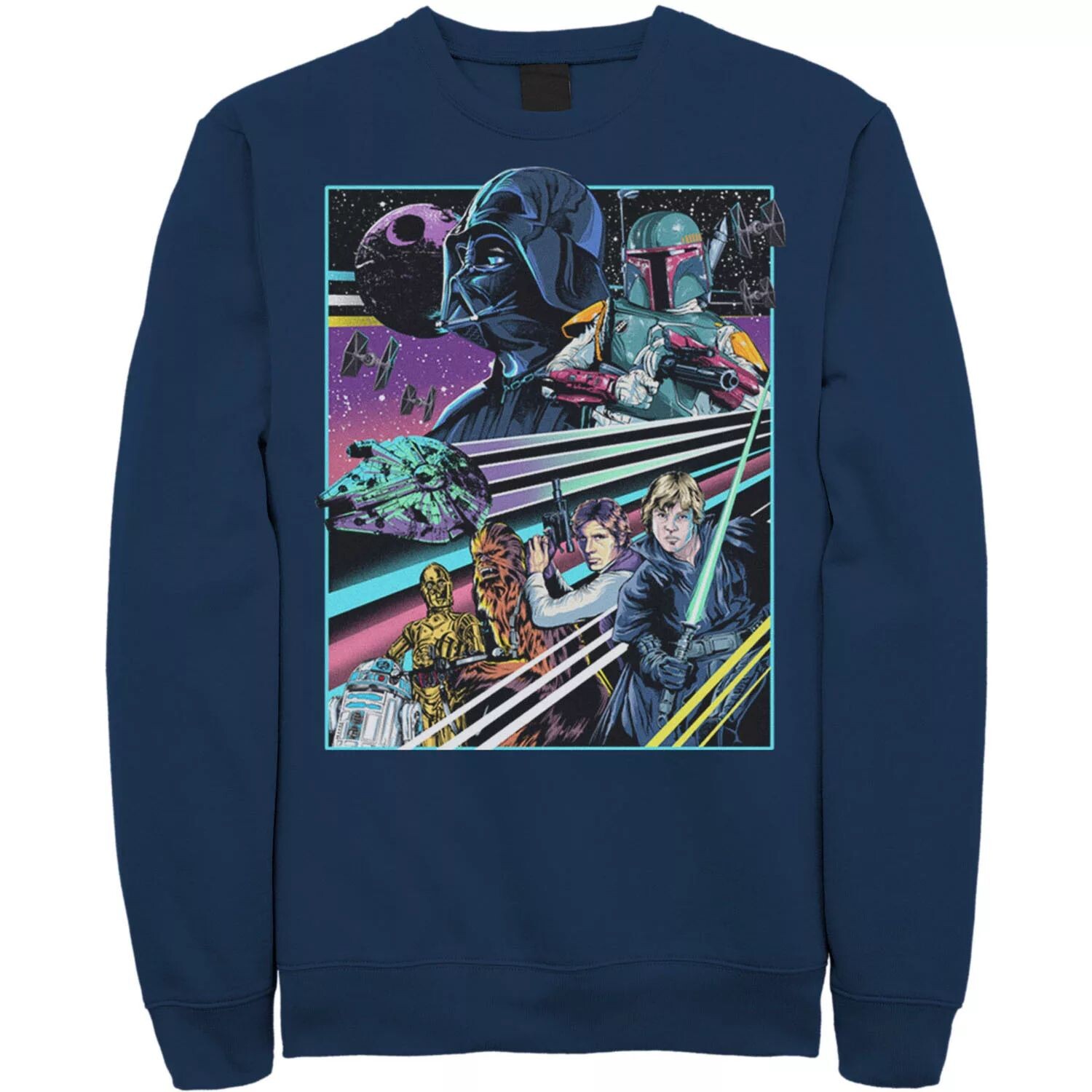 Мужская неоновая толстовка с плакатом Альянса повстанцев «Звездные войны» Licensed Character, синий
Мужская неоновая толстовка с плакатом Альянса повстанцев «Звездные войны» Licensed Character, синий