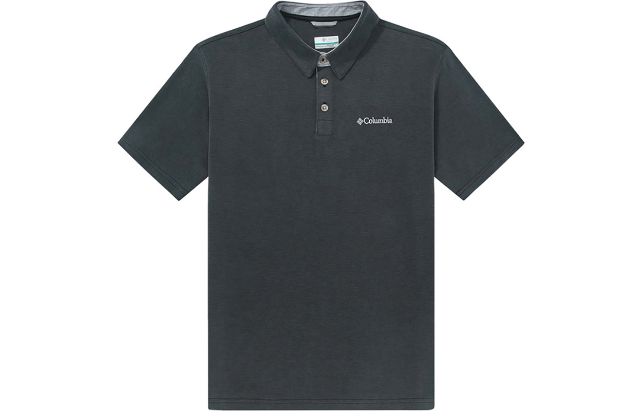 Мужская серая футболка поло Columbia 
Мужская серая футболка поло Columbia
