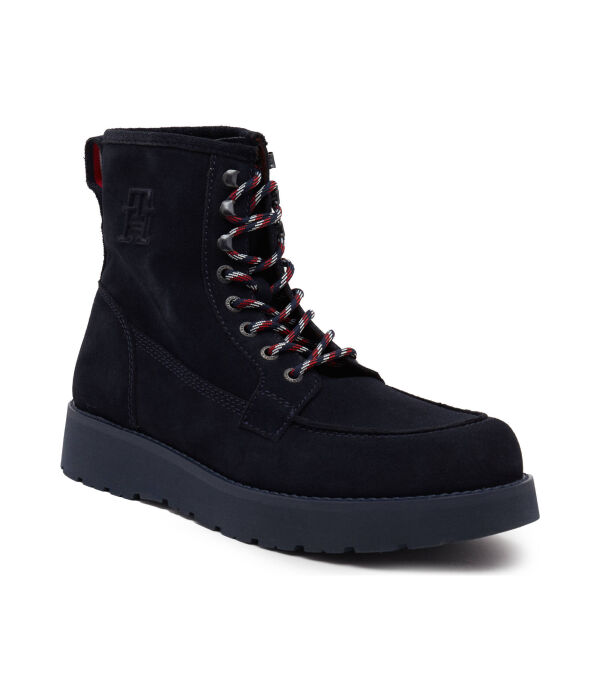 Ботинки мужские Tommy Hilfiger высокие замшевые, синий
Ботинки мужские Tommy Hilfiger высокие замшевые, синий