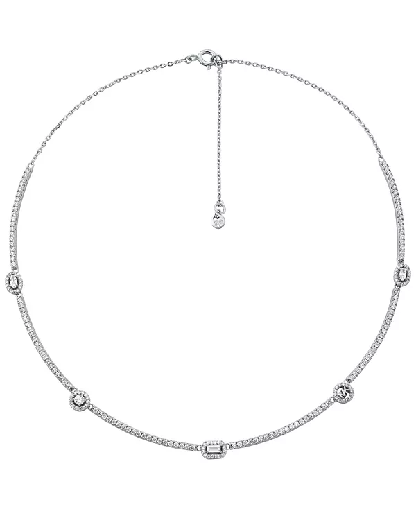 Ожерелье-Воротник из стерлингового серебра с паве и смешанной огранкой Michael Kors, silver
Ожерелье-Воротник из стерлингового серебра с паве и смешанной огранкой Michael Kors, silver