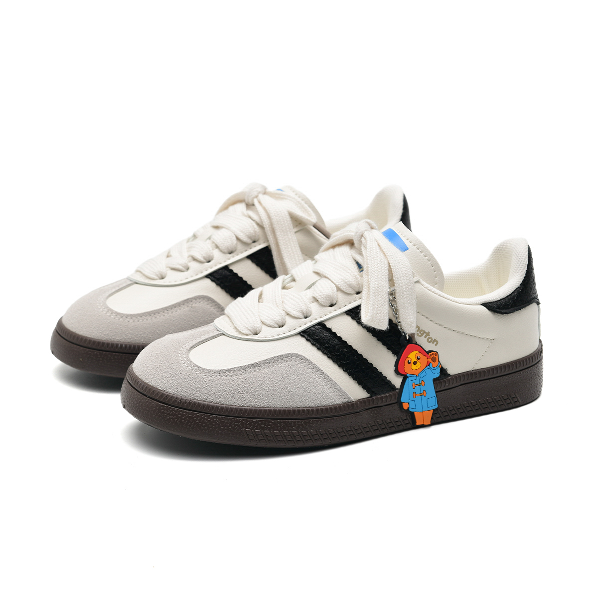 Paddington Bears Износостойкие и легкие низкие скейтерские кроссовки унисекс бежевые с черной пряжкой (в комплекте пряжка-кольцо с медвежонком Паддингтоном)
Paddington Bears Износостойкие и легкие низкие скейтерские кроссовки унисекс бежевые с черной пряжкой (в комплекте пряжка-кольцо с медвежонком Паддингтоном)