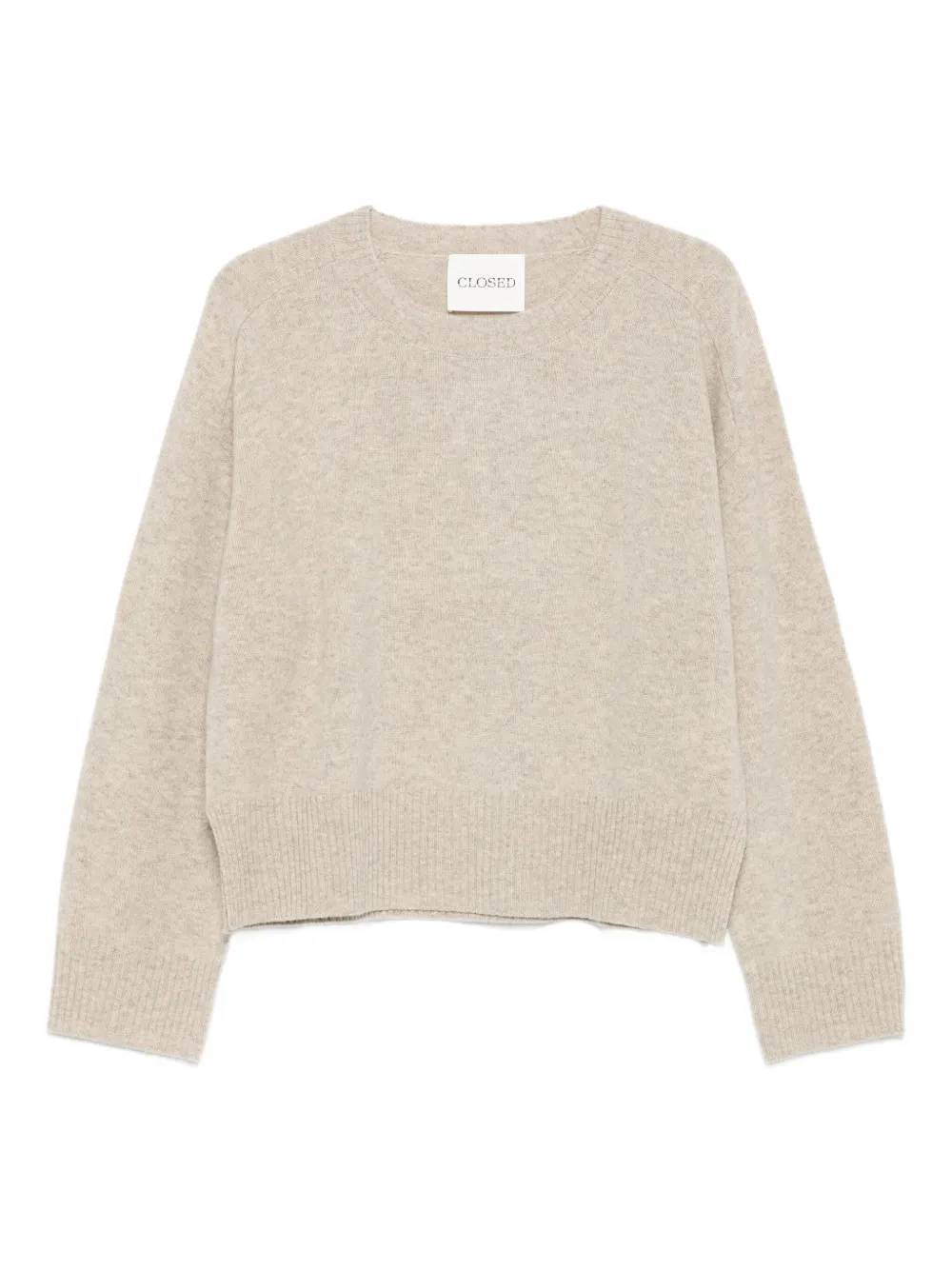 Шерстяной свитер с круглым вырезом Closed, нейтральный
Шерстяной свитер с круглым вырезом Closed, нейтральный