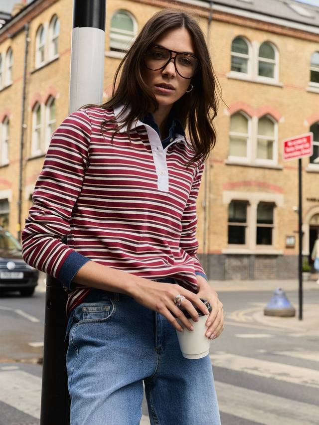 Топ-поло Esra в полоску Baukjen, Red/Multi
Топ-поло Esra в полоску Baukjen, Red/Multi