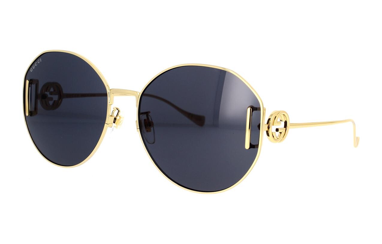 Очки солнцезащитные женские Gucci круглые, золотой / темно - синий
Очки солнцезащитные женские Gucci круглые, золотой / темно - синий