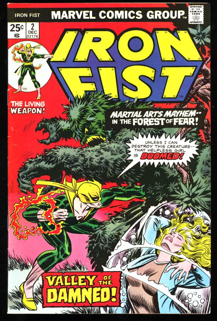 Iron Fist (Marvel Comic #2) December 1975 (Marvel)
Iron Fist (Marvel Comic #2) December 1975 (Marvel)