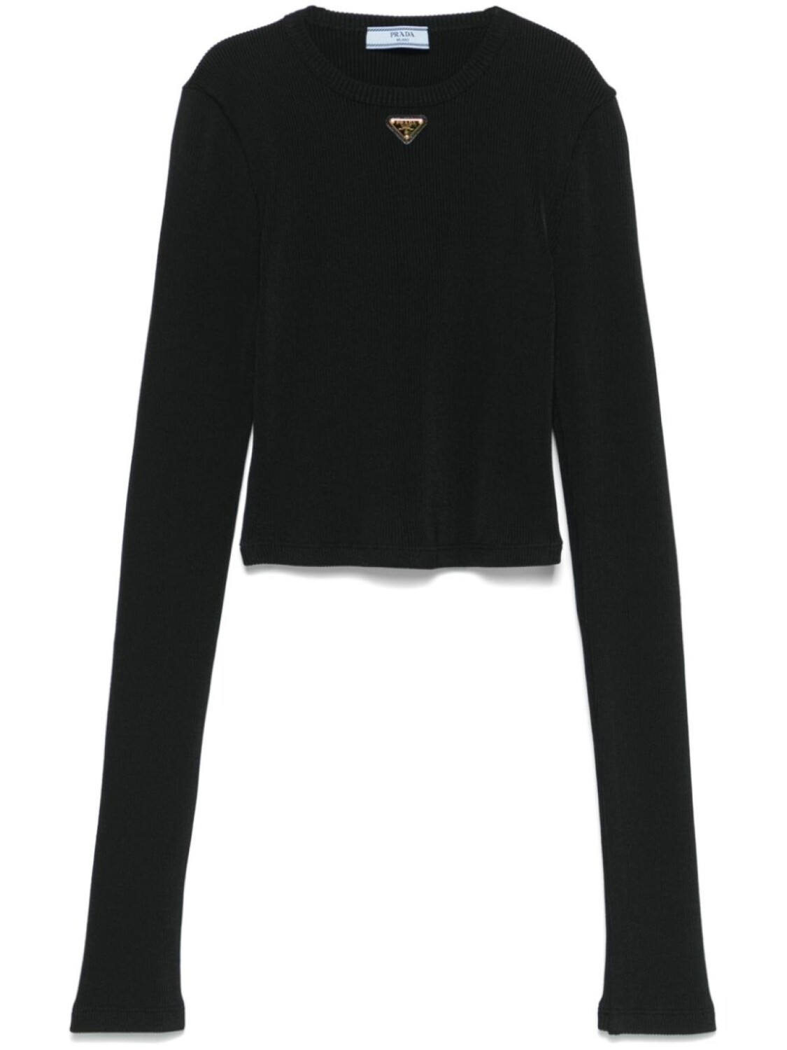 Футболка с эмалевым логотипом Prada, черный
Футболка с эмалевым логотипом Prada, черный