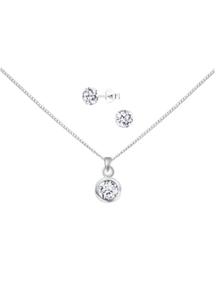 Alexander York Ювелирный набор «Солитер» из серебра 925 пробы, 4 предмета
Alexander York Ювелирный набор «Солитер» из серебра 925 пробы, 4 предмета