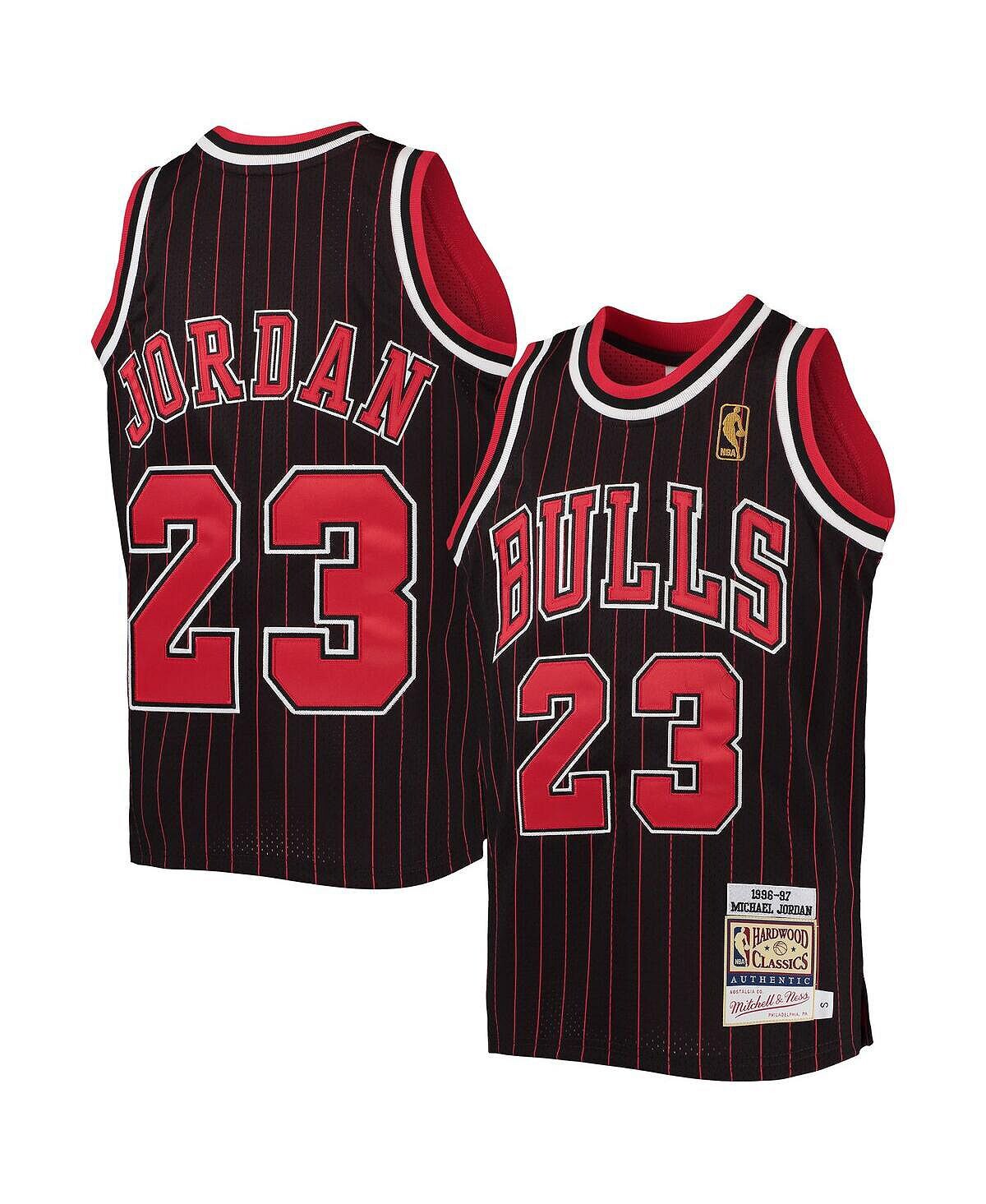 Аутентичное джерси Big Boys Michael Jordan Black, Red Chicago Bulls 1996-97 гг. Mitchell & Ness
Аутентичное джерси Big Boys Michael Jordan Black, Red Chicago Bulls 1996-97 гг. Mitchell & Ness
