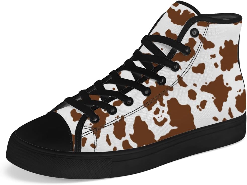 Кеды на высокой подошве chebing с принтом коровы для женщин и мужчин, высокие кроссовки на шнуровке, повседневная обувь, подарки для мужчин и женщин, 618 Brown
Кеды на высокой подошве chebing с принтом коровы для женщин и мужчин, высокие кроссовки на шнуровке, повседневная обувь, подарки для мужчин и женщин, 618 Brown