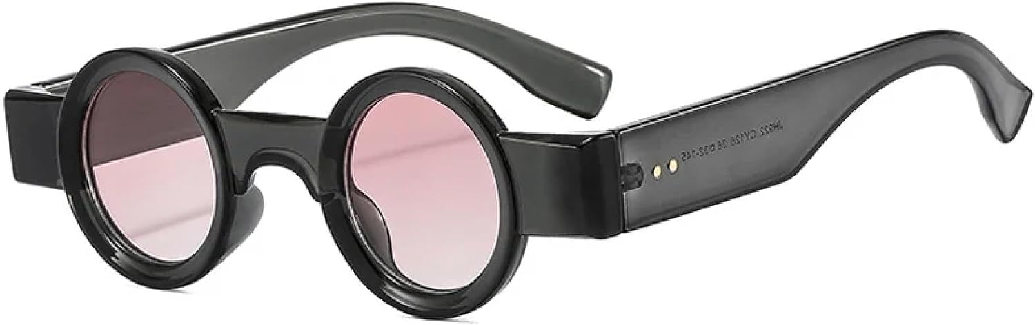 Модные маленькие круглые солнцезащитные очки для женщин в стиле ретро-панк, солнцезащитные очки с защитой от УФ-излучения UV400 для мужчин, солнцезащитные очки с прозрачными линзами SZVVBKK, Gray Pink Gradient
Модные маленькие круглые солнцезащитные очки для женщин в стиле ретро-панк, солнцезащитные очки с защитой от УФ-излучения UV400 для мужчин, солнцезащитные очки с прозрачными линзами SZVVBKK, Gray Pink Gradient