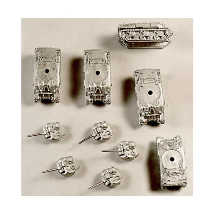М4А1 75 мм — модернизированный, WWII Micro Armour - United States - Tanks (1:285)
М4А1 75 мм — модернизированный, WWII Micro Armour - United States - Tanks (1:285)