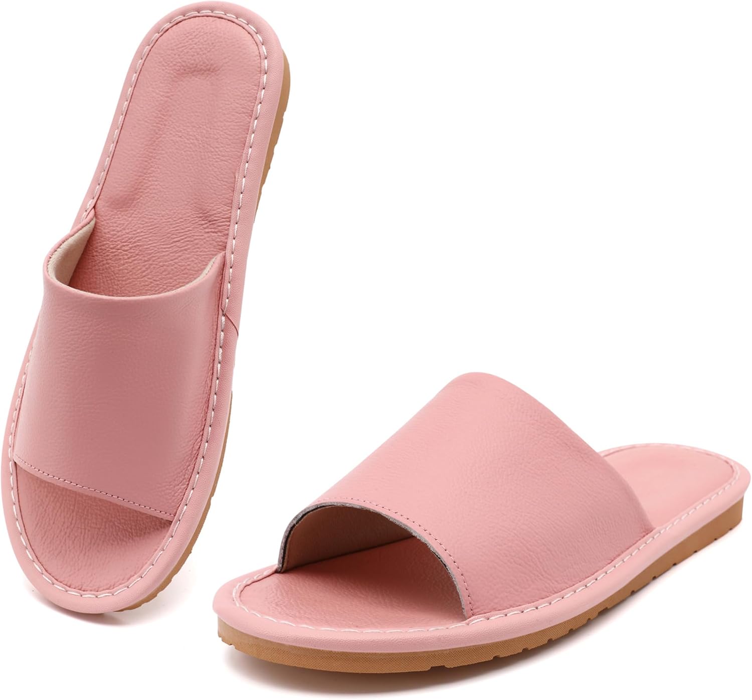 Сандалии Kiemorgy для женщин и мужчин, шлепанцы из натуральной кожи, домашние тапочки для женщин, для дома и улицы, унисекс, мягкие плоские сандалии, розовый
Сандалии Kiemorgy для женщин и мужчин, шлепанцы из натуральной кожи, домашние тапочки для женщин, для дома и улицы, унисекс, мягкие плоские сандалии, розовый