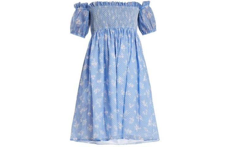 Платье Miu Miu с короткими рукавами, синий
Платье Miu Miu с короткими рукавами, синий