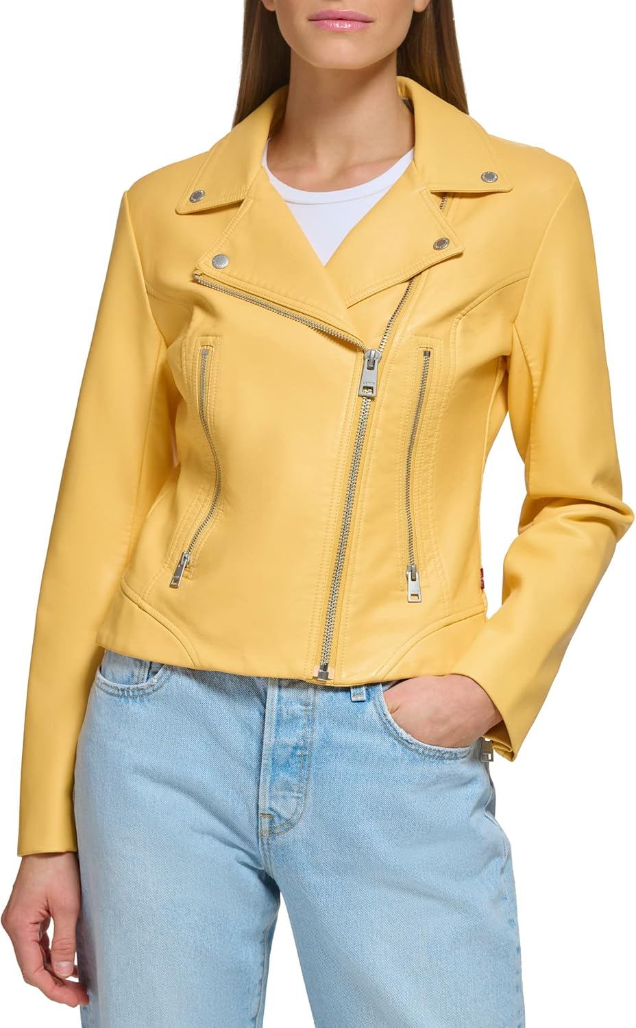 Levi's Женская мото-куртка 538 из экокожи, Amber/Cream
Levi's Женская мото-куртка 538 из экокожи, Amber/Cream