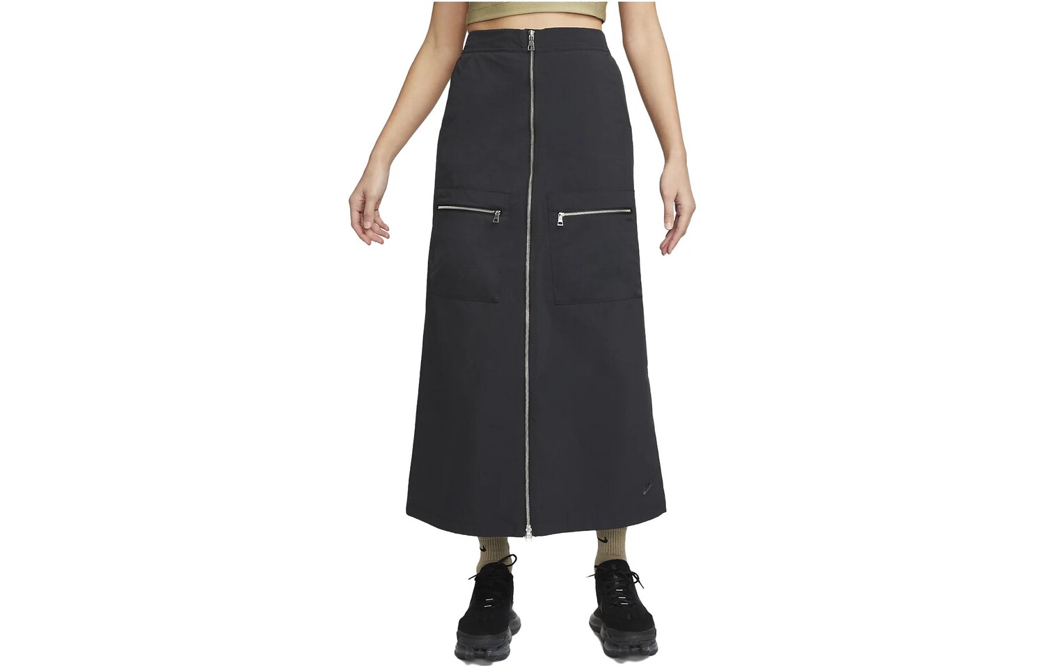 Женская повседневная длинная юбка Nike, цвет Black
Женская повседневная длинная юбка Nike, цвет Black