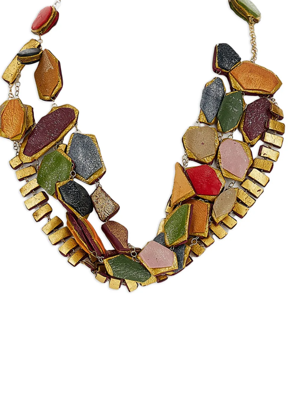 Колье ручной работы с геометрическими формами Gfw, золотистый
Колье ручной работы с геометрическими формами Gfw, золотистый