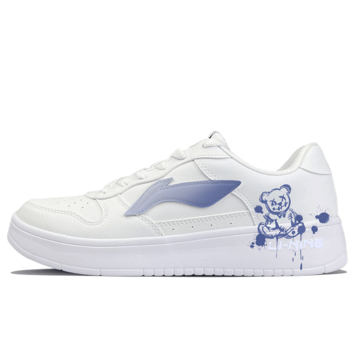 Лининг Понтун Бутс противоскользящие и износостойкие утолщенные низкие скейтерские кроссовки мужские белые 
Лининг Понтун Бутс противоскользящие и износостойкие утолщенные низкие скейтерские кроссовки мужские белые