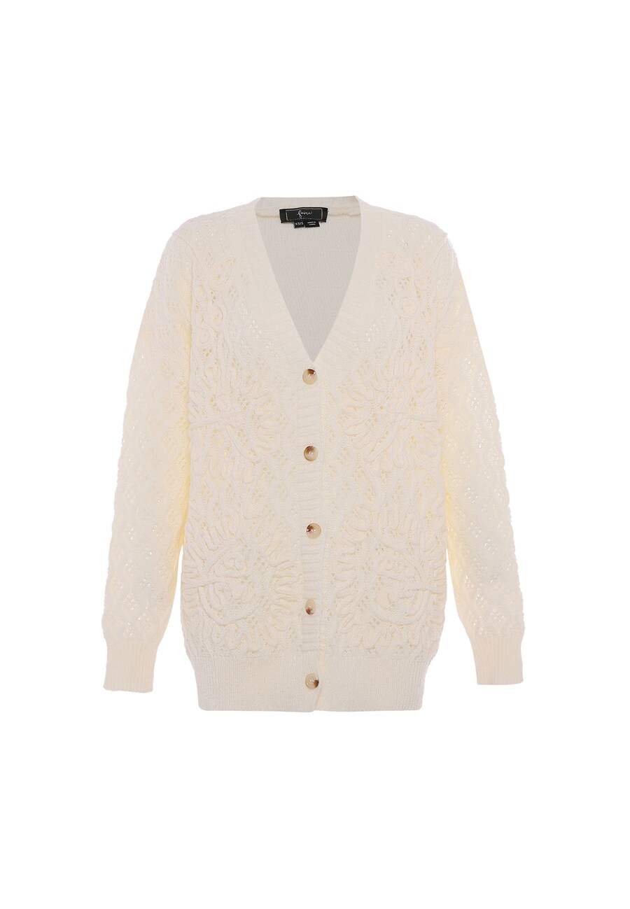 Вязаный кардиган faina, Wool White
Вязаный кардиган faina, Wool White