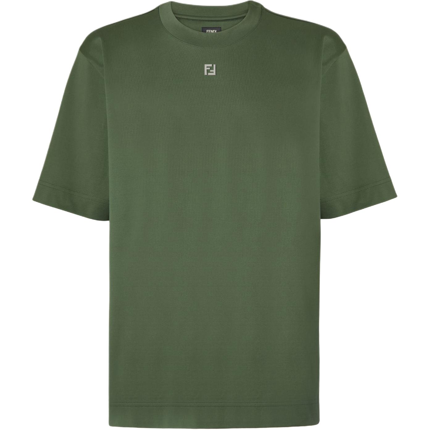 Футболка Ff Plaque Crewneck FENDI, зеленый
Футболка Ff Plaque Crewneck FENDI, зеленый