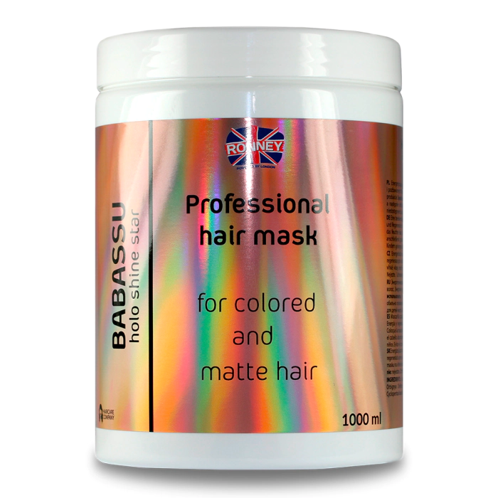 Маска для волос mascarilla holo shine star babasu cabellos teñidos Ronney, объем 1000 мл
Маска для волос mascarilla holo shine star babasu cabellos teñidos Ronney, объем 1000 мл