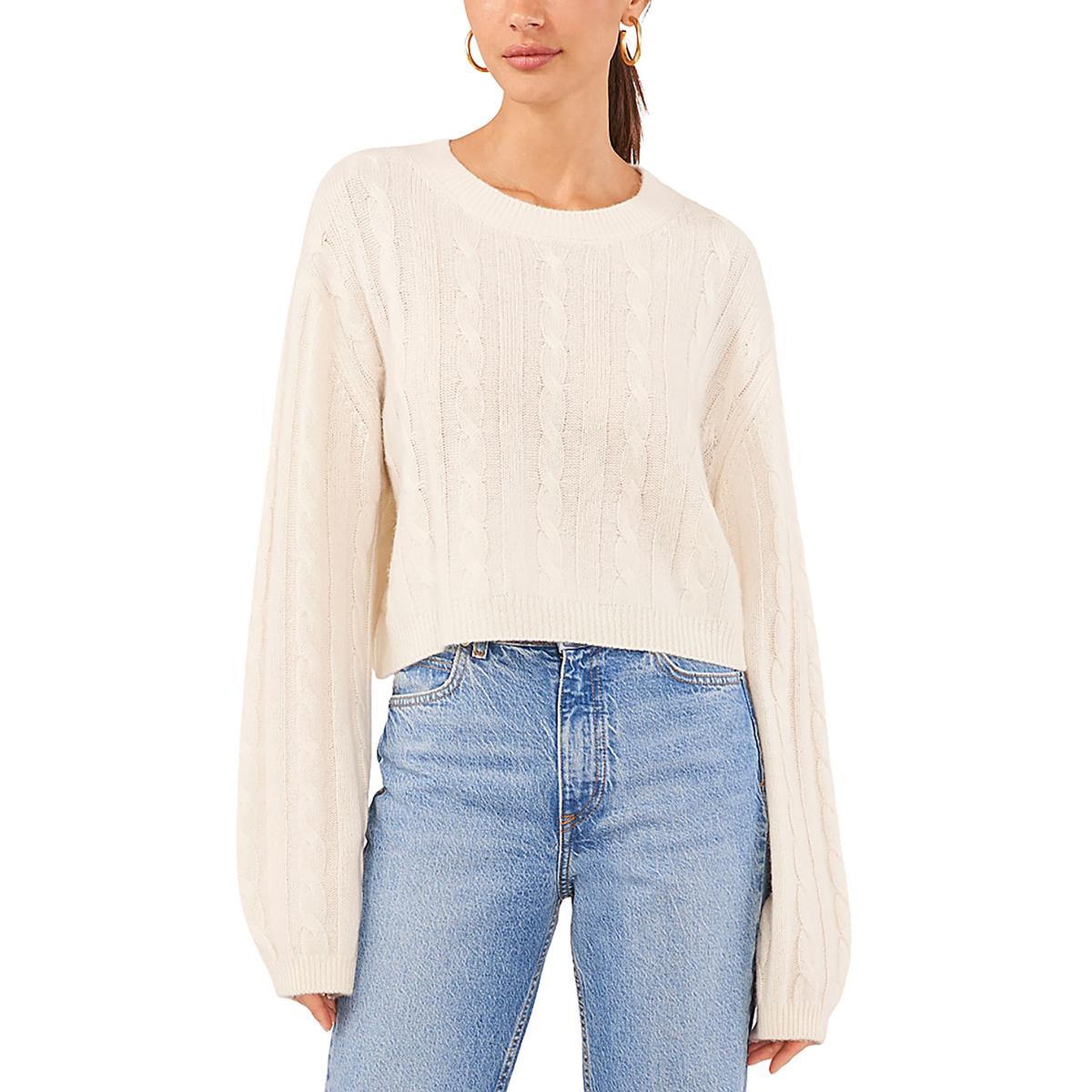 Женский свитер с круглым вырезом и длинными рукавами 1.State, цвет antique white
Женский свитер с круглым вырезом и длинными рукавами 1.State, цвет antique white