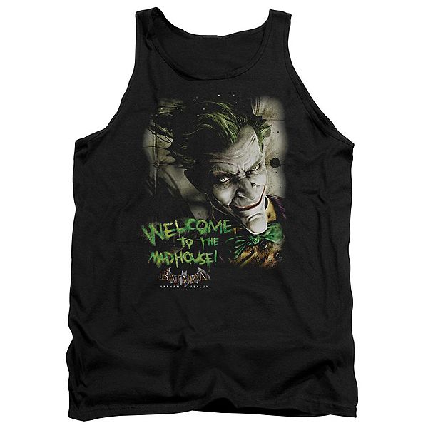 Футболка-майка Batman Arkham Asylum Welcome to the Madhouse для взрослых Licensed Character
Футболка-майка Batman Arkham Asylum Welcome to the Madhouse для взрослых Licensed Character