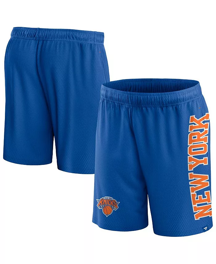 Мужские синие шорты New York Knicks Post Up Mesh Fanatics
Мужские синие шорты New York Knicks Post Up Mesh Fanatics