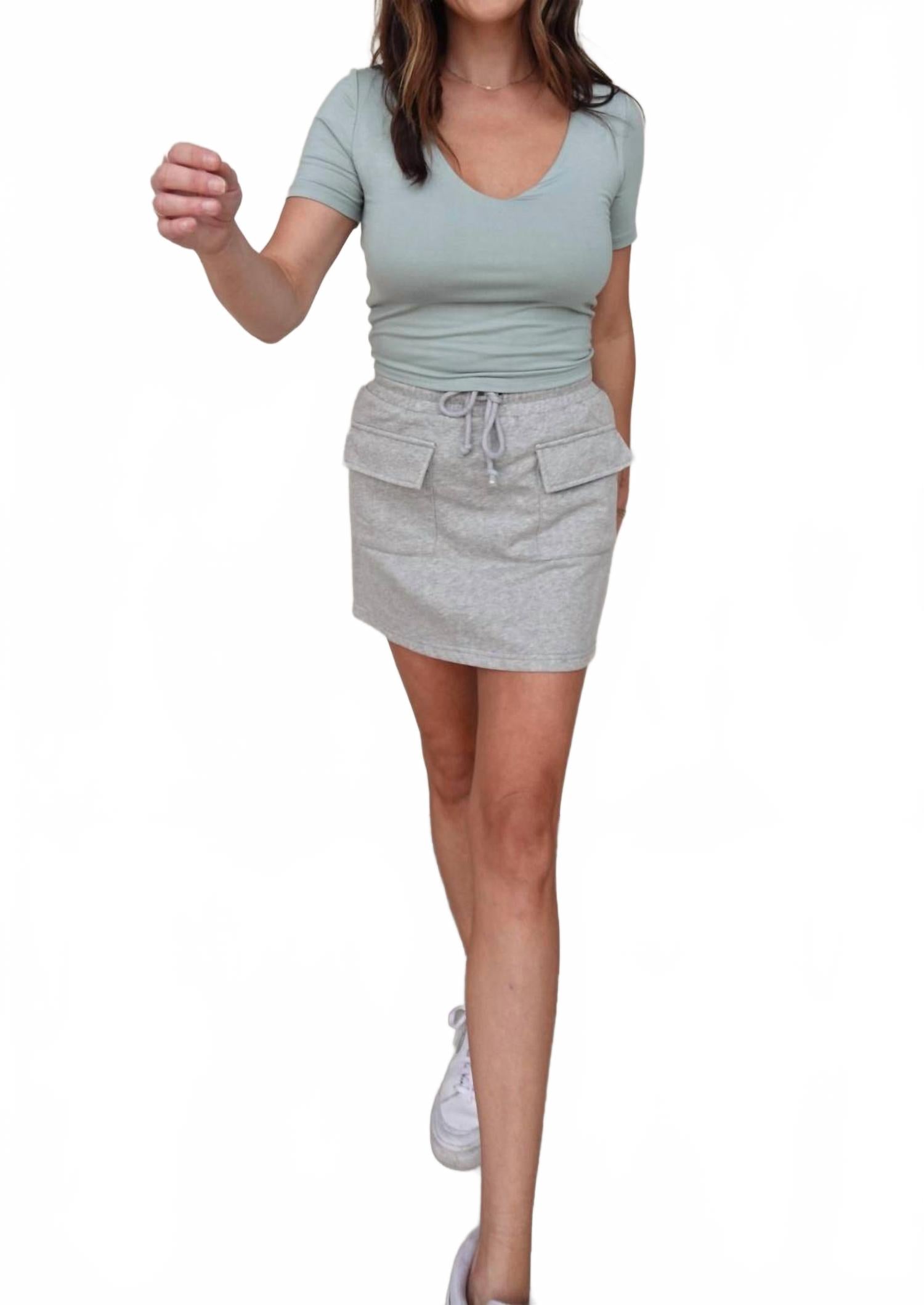 Французская терри юбка в сером цвете Buttermelon, серый
Французская терри юбка в сером цвете Buttermelon, серый