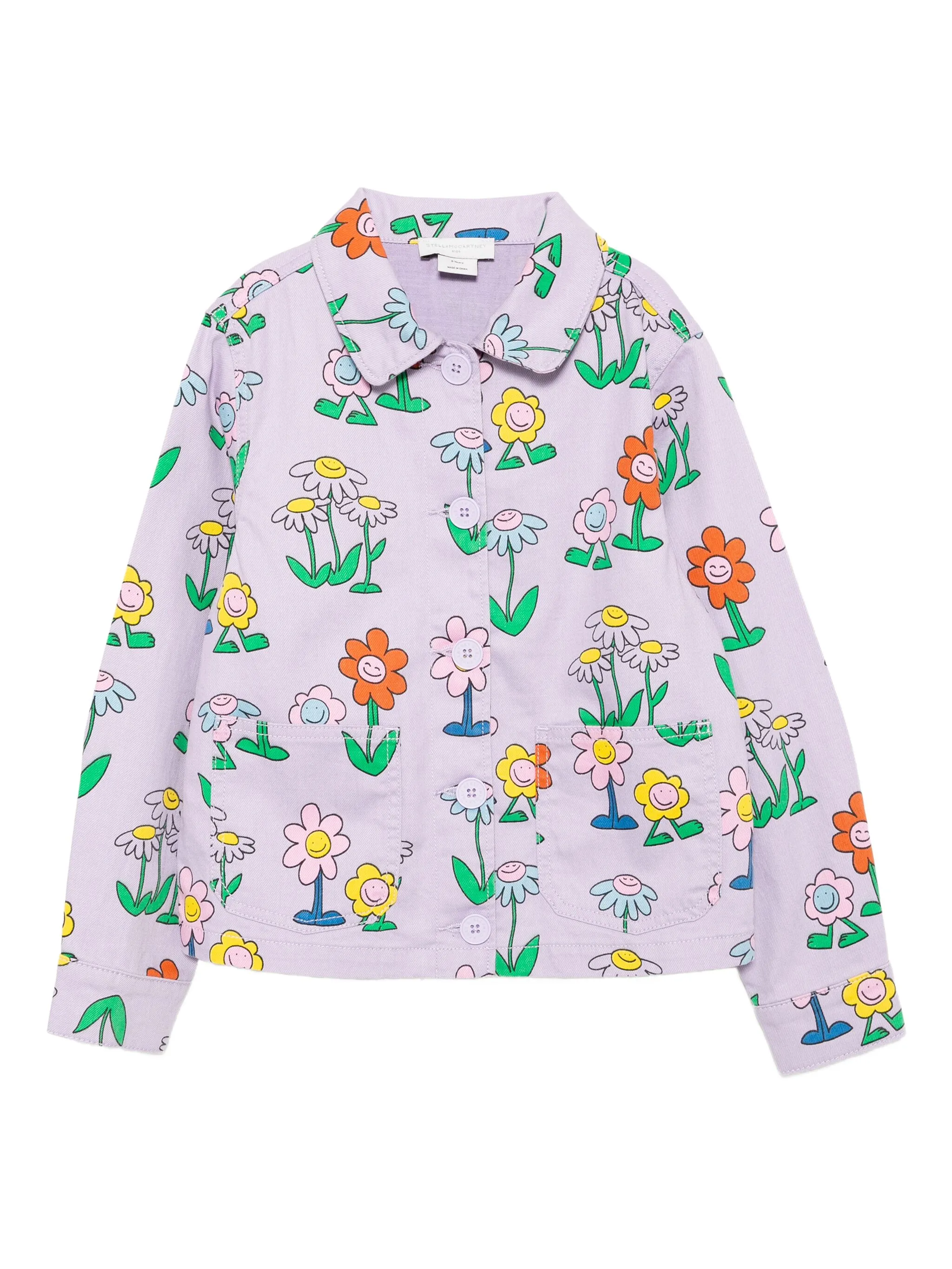 Рубашка с принтом Stella Mccartney Kids, фиолетовый
Рубашка с принтом Stella Mccartney Kids, фиолетовый