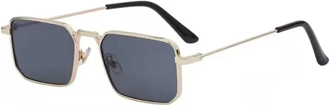 Маленькие прямоугольные солнцезащитные очки для женщин в винтажной металлической оправе, для мужчин, роскошные женские очки в стиле панк VFDHN, Gold-gray
Маленькие прямоугольные солнцезащитные очки для женщин в винтажной металлической оправе, для мужчин, роскошные женские очки в стиле панк VFDHN, Gold-gray