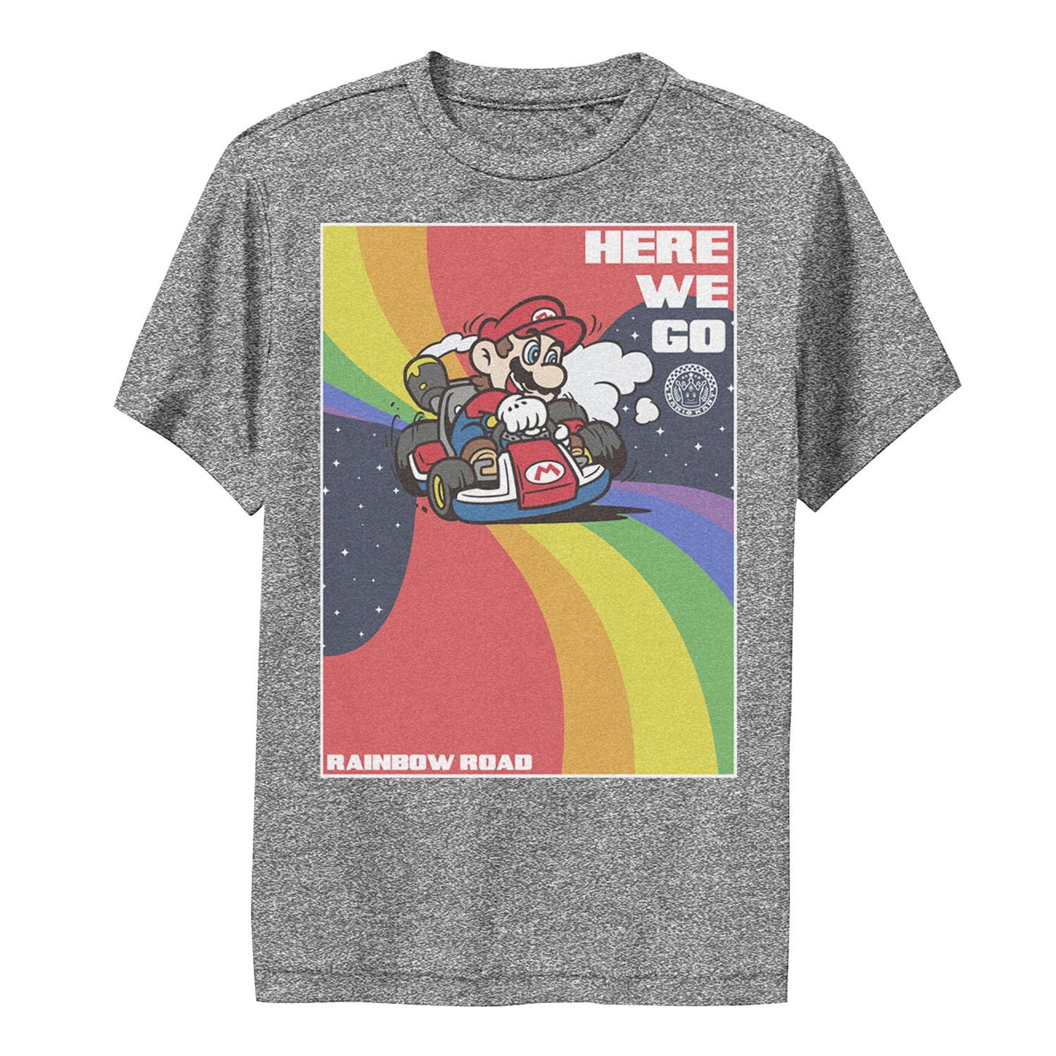 Футболка с плакатом Mario Kart Pride Mario Here We Go для мальчиков 8–20 лет, постер Rainbow Road Licensed Character
Футболка с плакатом Mario Kart Pride Mario Here We Go для мальчиков 8–20 лет, постер Rainbow Road Licensed Character