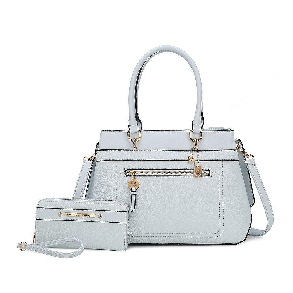 Женская большая сумка из веганской кожи Gardenia MKF Collection с кошельком, 2 предмета, от Mia K, цвет Light Blue
Женская большая сумка из веганской кожи Gardenia MKF Collection с кошельком, 2 предмета, от Mia K, цвет Light Blue