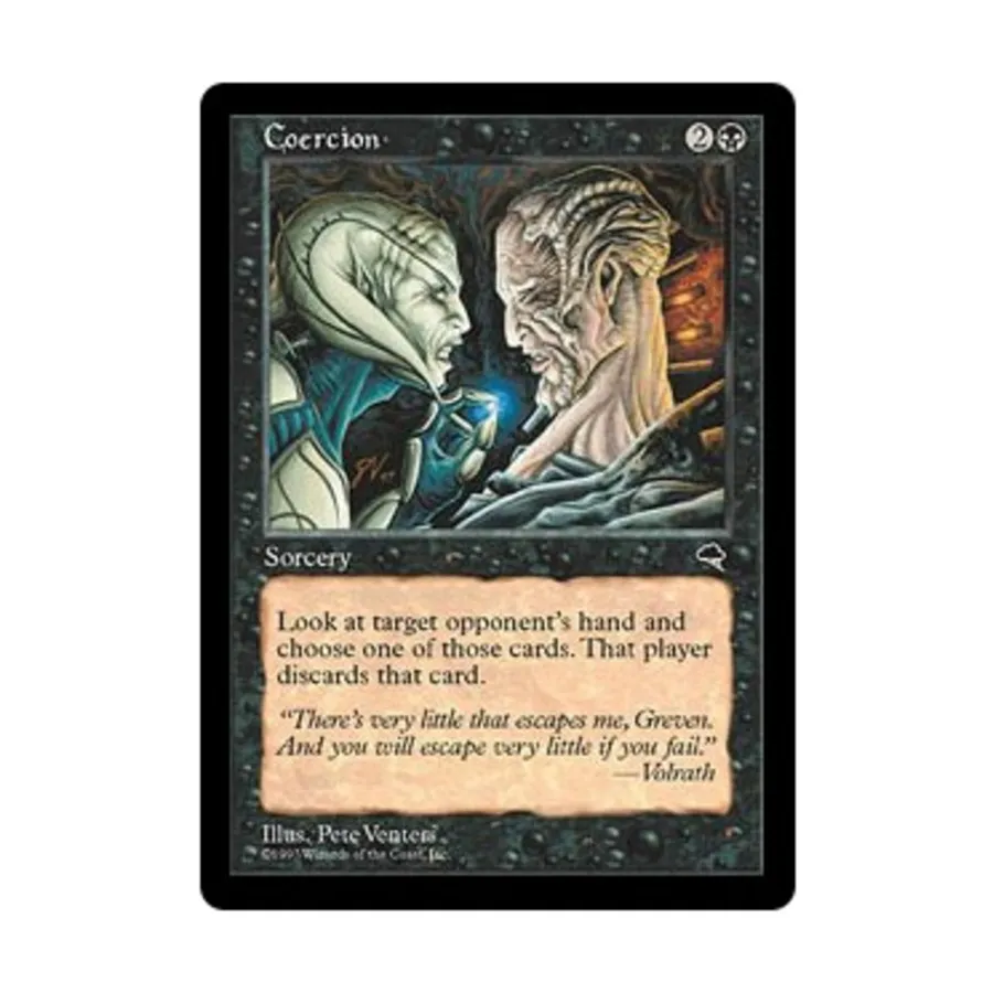 CCG Принуждение (С), MTG - Tempest
CCG Принуждение (С), MTG - Tempest