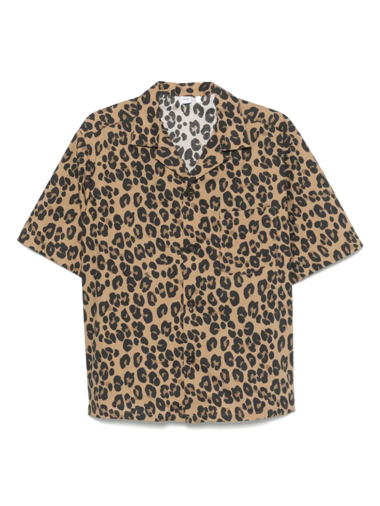 ASPESI рубашка с леопардовым принтом, коричневый
ASPESI рубашка с леопардовым принтом, коричневый