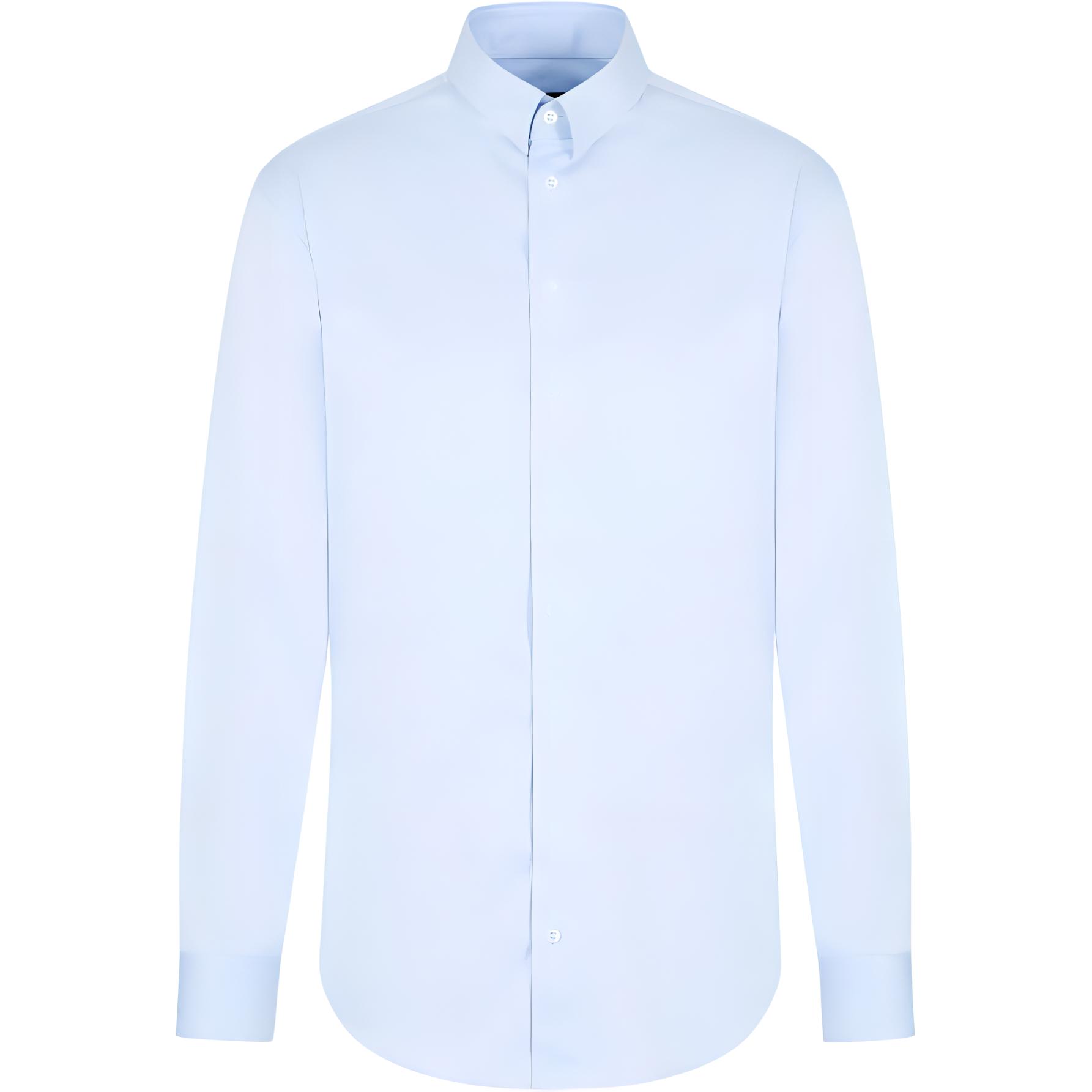 Рубашка Emporio Armani из хлопкового твила GIORGIO ARMANI, светло-голубой
Рубашка Emporio Armani из хлопкового твила GIORGIO ARMANI, светло-голубой
