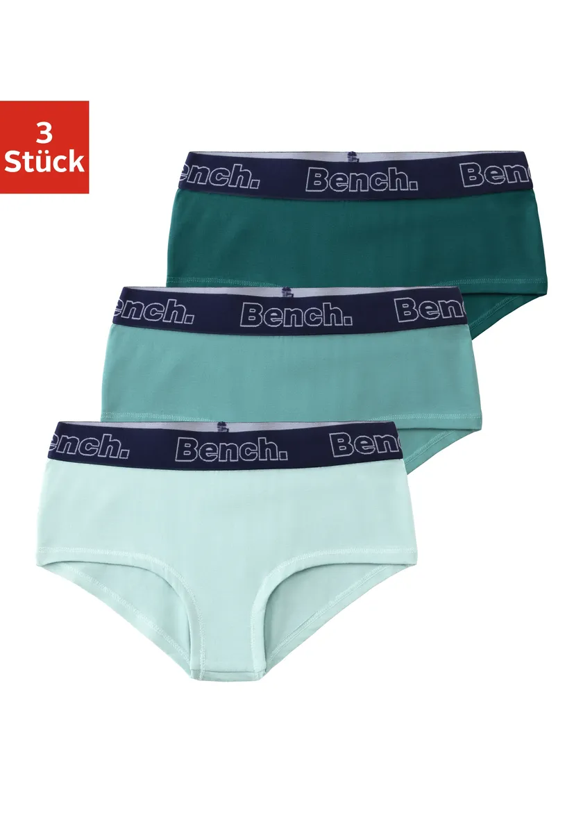 Bench Трусики (3 шт. в упаковке) с контрастным тканым поясом, зеленый
Bench Трусики (3 шт. в упаковке) с контрастным тканым поясом, зеленый