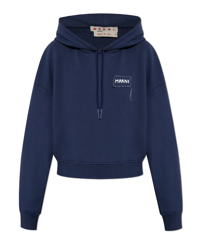Толстовка с логотипом Marni, синий
Толстовка с логотипом Marni, синий