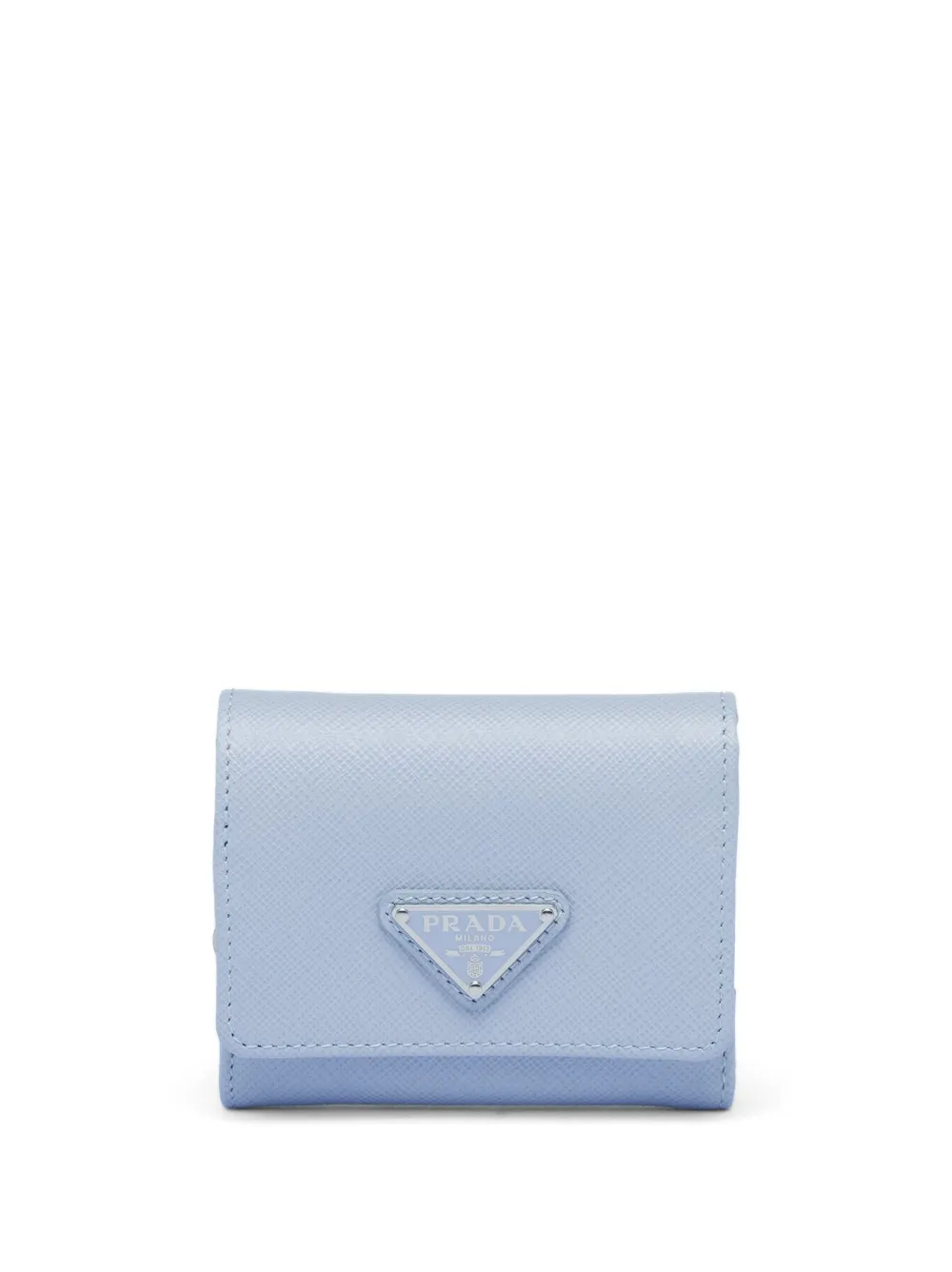 Кошелек из сафьяновой кожи с логотипом Prada, синий
Кошелек из сафьяновой кожи с логотипом Prada, синий