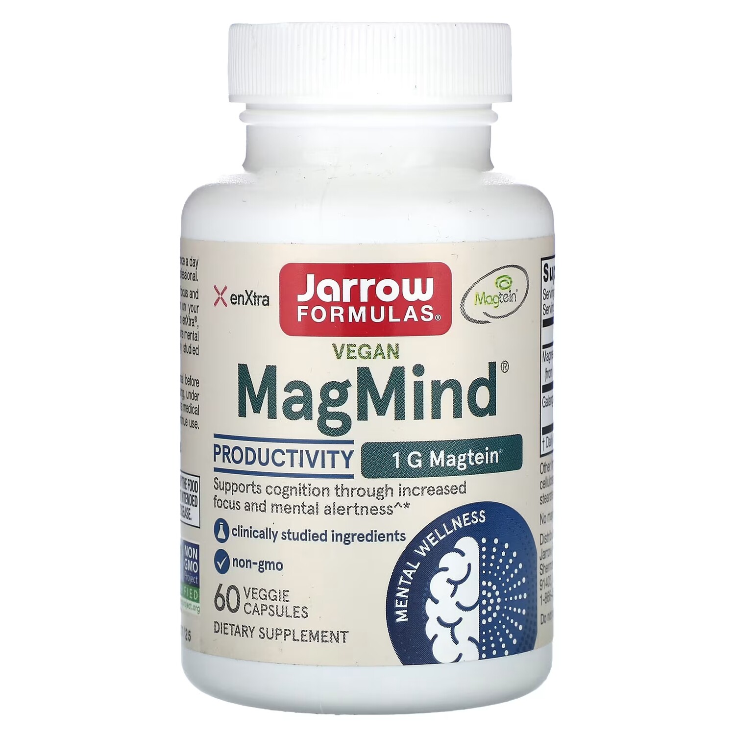 Веганский MagMind Productivity, 60 растительных капсул Jarrow Formulas
Веганский MagMind Productivity, 60 растительных капсул Jarrow Formulas