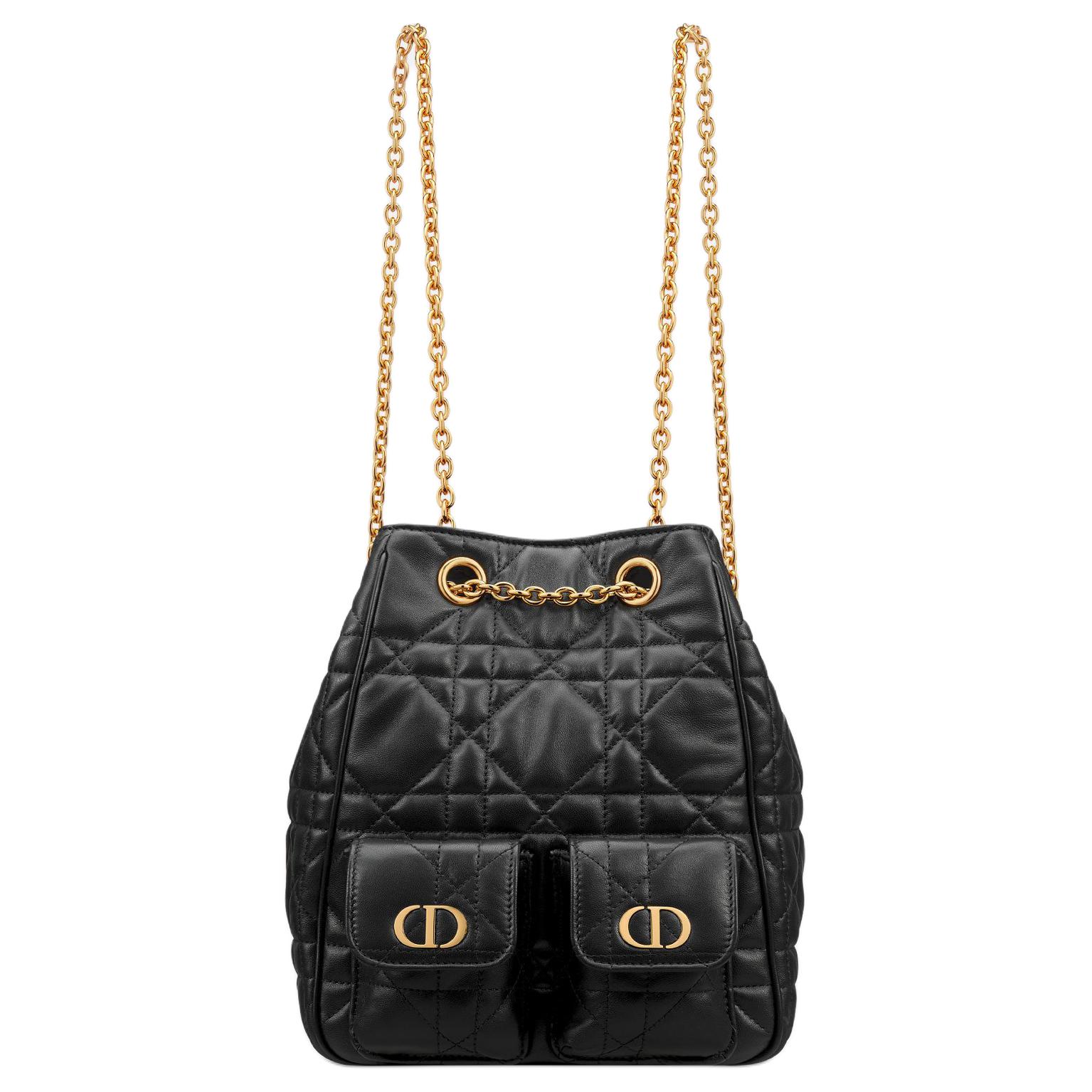 DIOR Кожаный рюкзак Caro Sheepskin Medium женский black
DIOR Кожаный рюкзак Caro Sheepskin Medium женский black