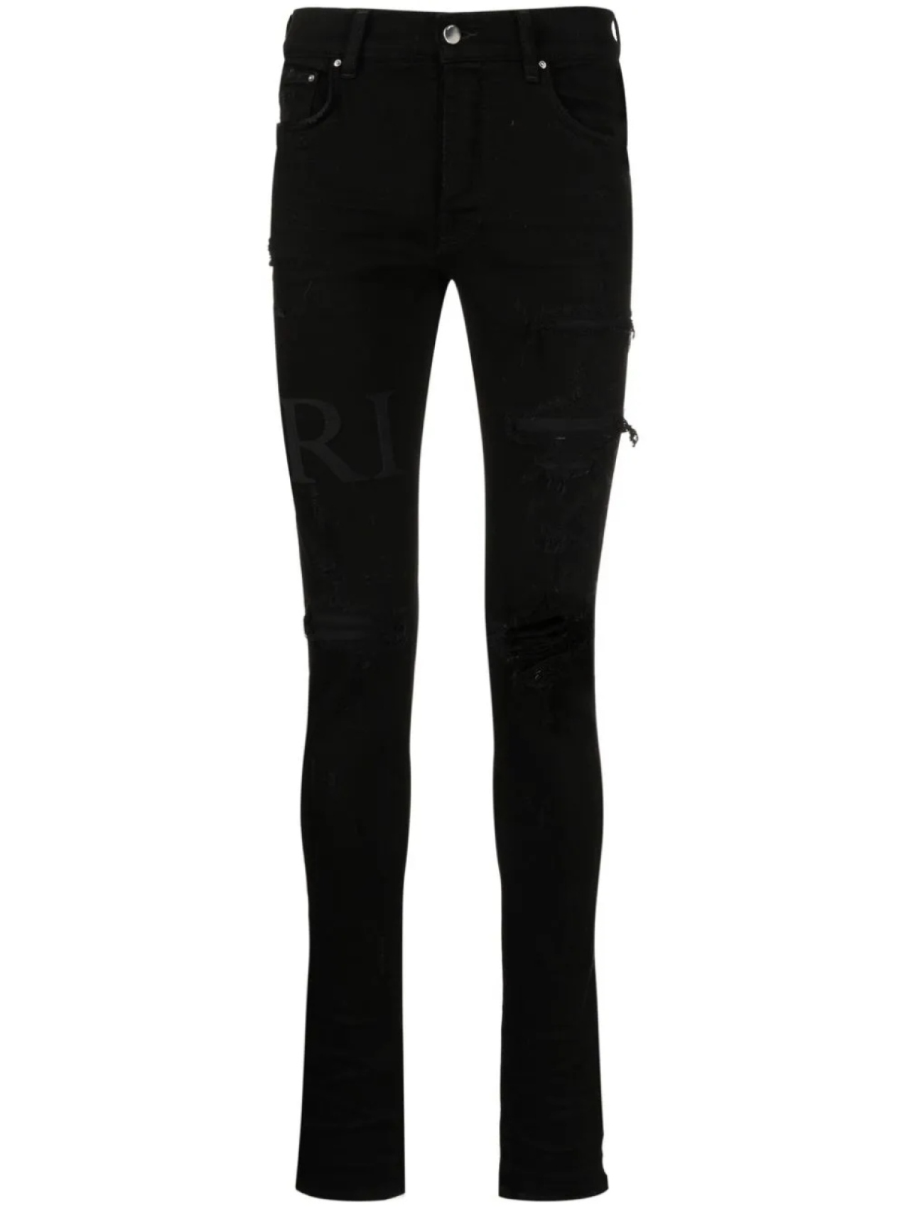 Узкие джинсы AMIRI с рваными коленями и логотипом, черный
Узкие джинсы AMIRI с рваными коленями и логотипом, черный