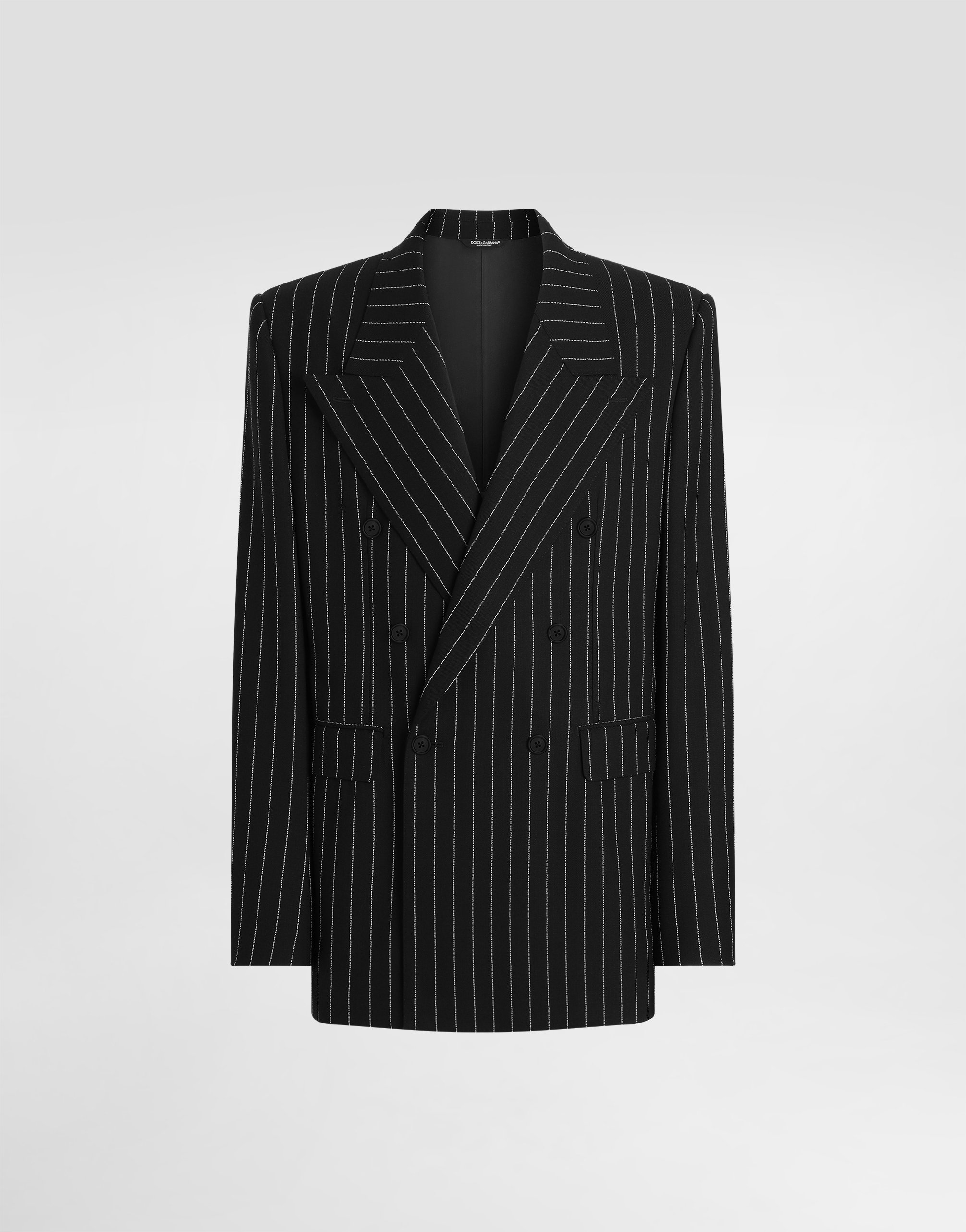 Двубортный пиджак из шерсти в полоску "sicilia" Dolce & Gabbana, мультиколор
Двубортный пиджак из шерсти в полоску "sicilia" Dolce & Gabbana, мультиколор