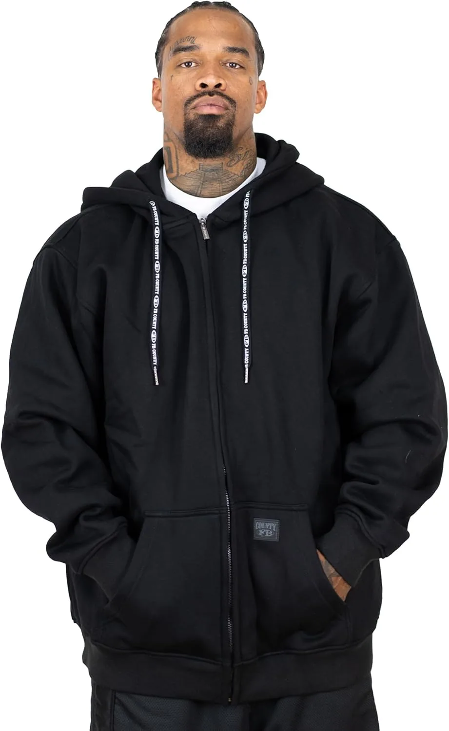 Толстовка FB County Zip-Up Heavyweight для мужчин — утепленная оверсайз с металлической молнией и карманами
Толстовка FB County Zip-Up Heavyweight для мужчин — утепленная оверсайз с металлической молнией и карманами