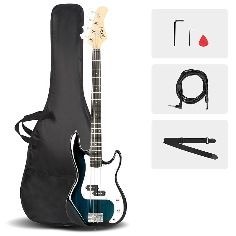 Басс гитара Glarry GP Electric Bass Guitar Dark Blue
Басс гитара Glarry GP Electric Bass Guitar Dark Blue