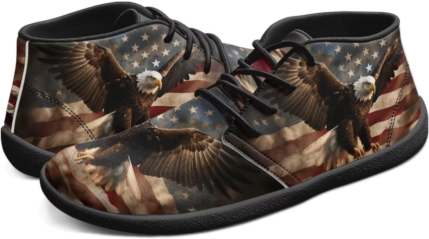 Мужские кроссовки Tomeusey Wide Barefoot с низким верхом, минималистичные кроссовки с нулевым перепадом для тренировок, слипоны, American Flag Eagle Print
Мужские кроссовки Tomeusey Wide Barefoot с низким верхом, минималистичные кроссовки с нулевым перепадом для тренировок, слипоны, American Flag Eagle Print