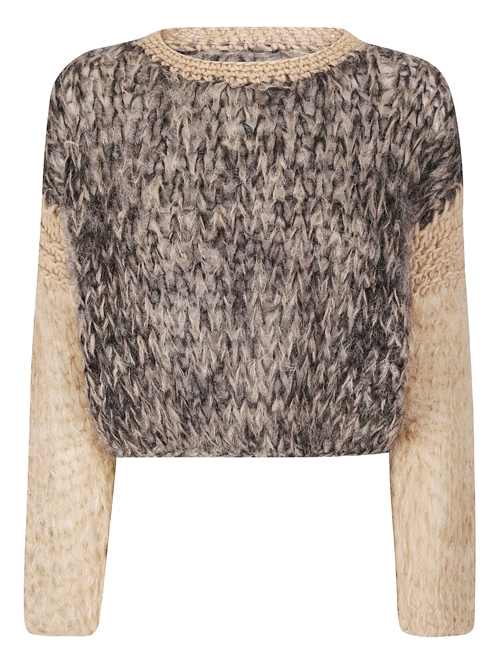 Вязаный свитер с длинными рукавами Handmade, бежевый
Вязаный свитер с длинными рукавами Handmade, бежевый