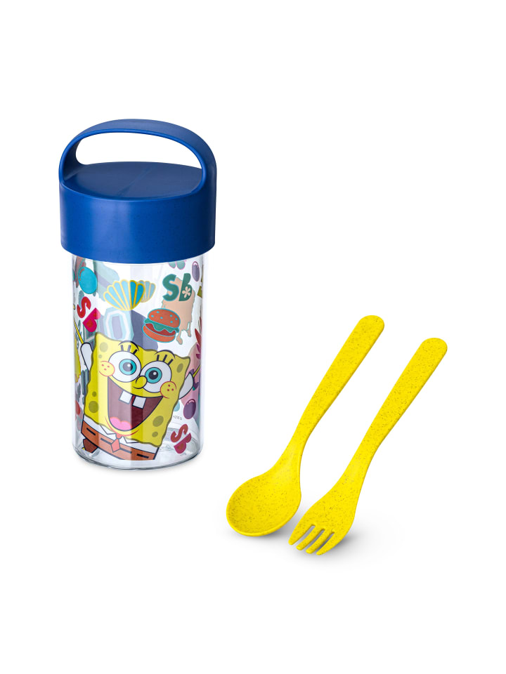 Набор для перекуса BUDDY SNACK 0.5 SPONGEBOB SQUAREPANTS - Контейнер для перекуса / Бутылка для напитков 500 мл + Столовые приборы Koziol
Набор для перекуса BUDDY SNACK 0.5 SPONGEBOB SQUAREPANTS - Контейнер для перекуса / Бутылка для напитков 500 мл + Столовые приборы Koziol