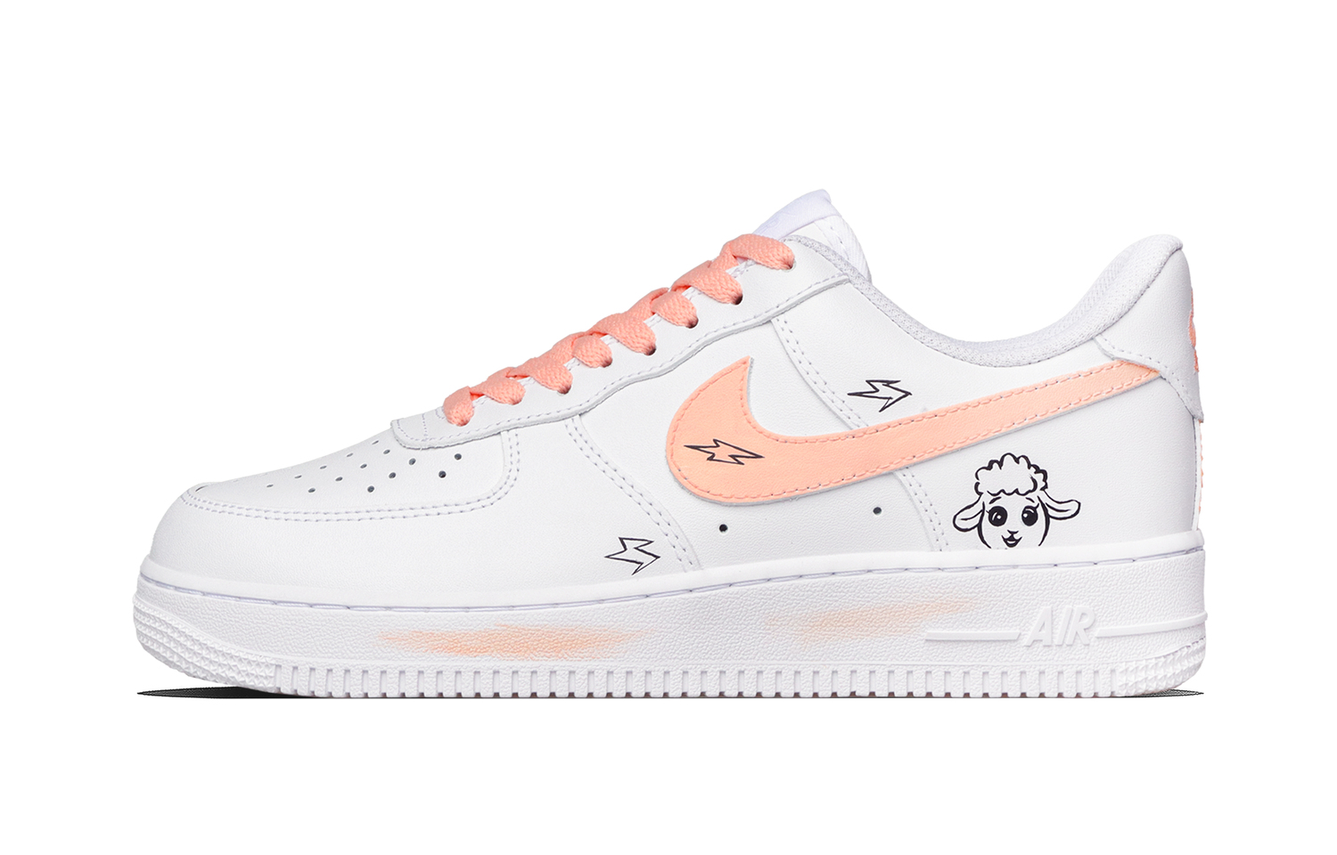 Nike Кроссовки для скейтбординга Air Force 1 Peach Velvet Lightning Abrasion Resistant Low top Unisex
Nike Кроссовки для скейтбординга Air Force 1 Peach Velvet Lightning Abrasion Resistant Low top Unisex