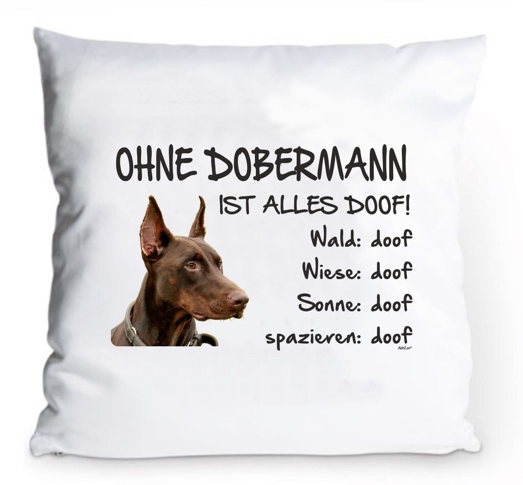 Наволочка 40х40см "Без добермана всё глупо!" КОРИЧНЕВОЕ украшение на подушку для собаки AdriLeo
Наволочка 40х40см "Без добермана всё глупо!" КОРИЧНЕВОЕ украшение на подушку для собаки AdriLeo